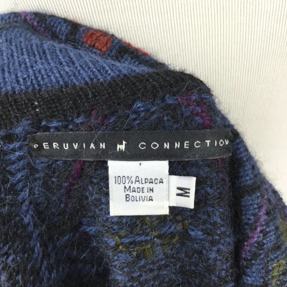 Peruvian Connection Alpaca Button Cardigan/Jacket m - Picture 5 of 8
